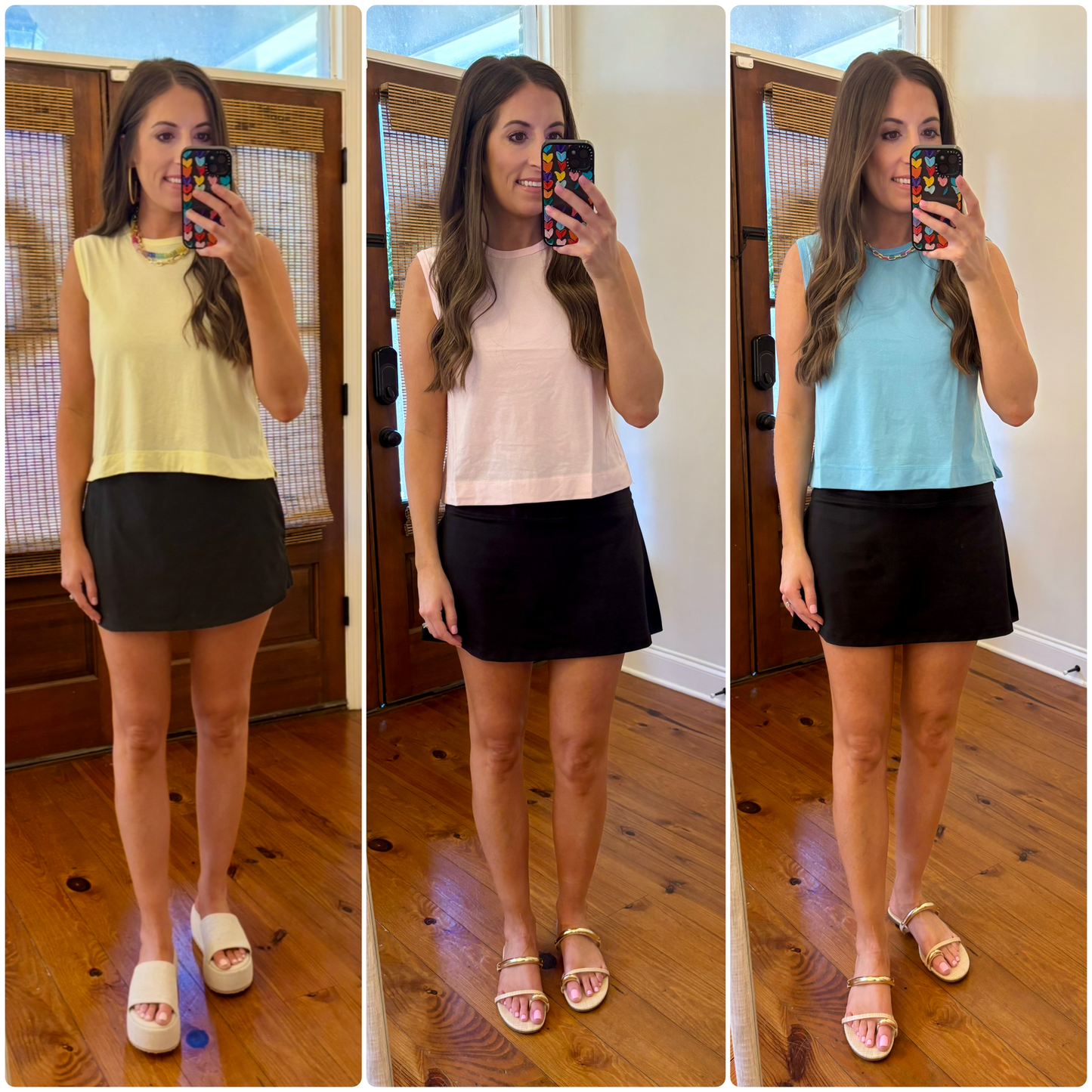 Sleeveless Crewneck Tank