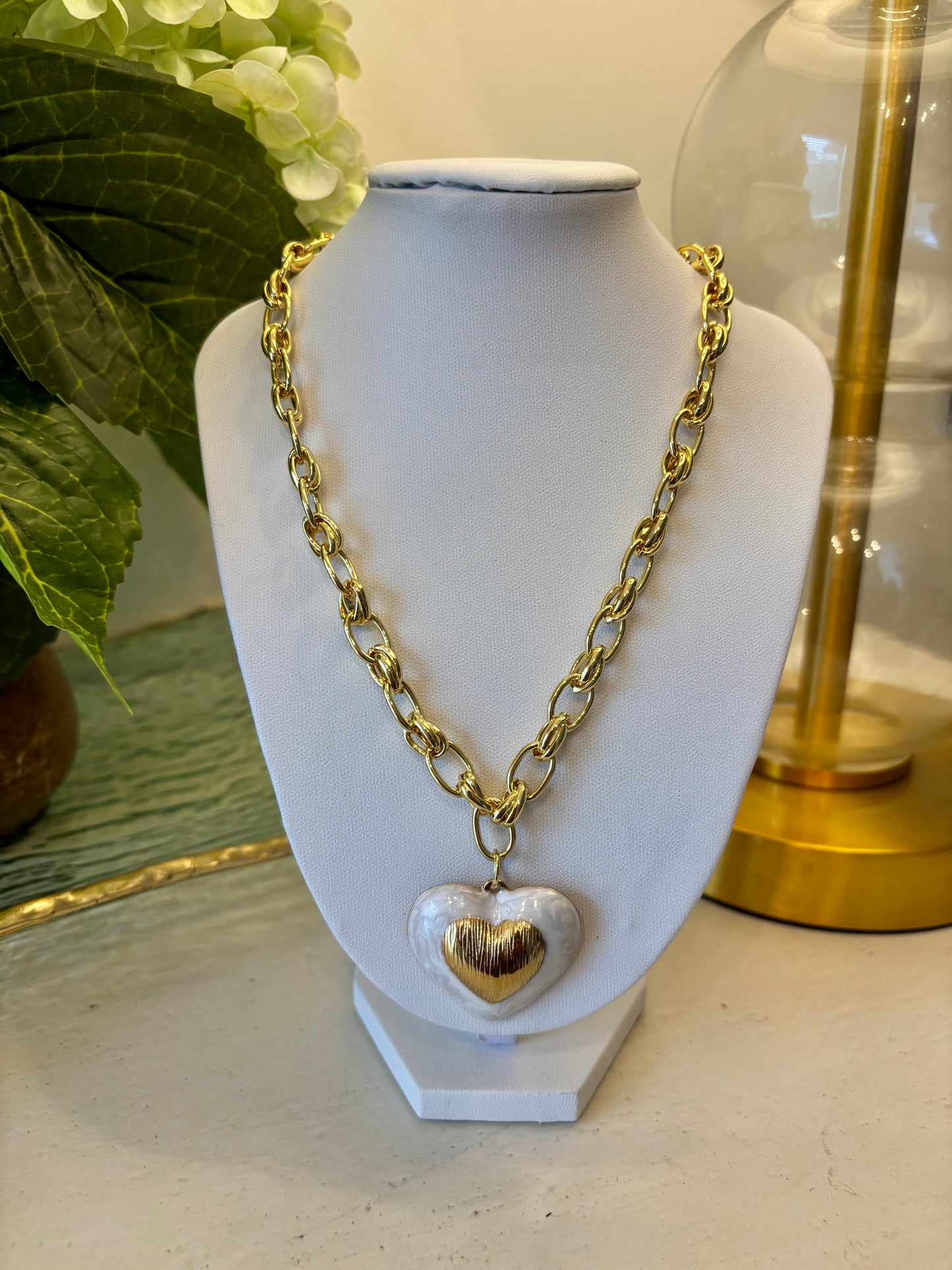 Gold Heart Necklace