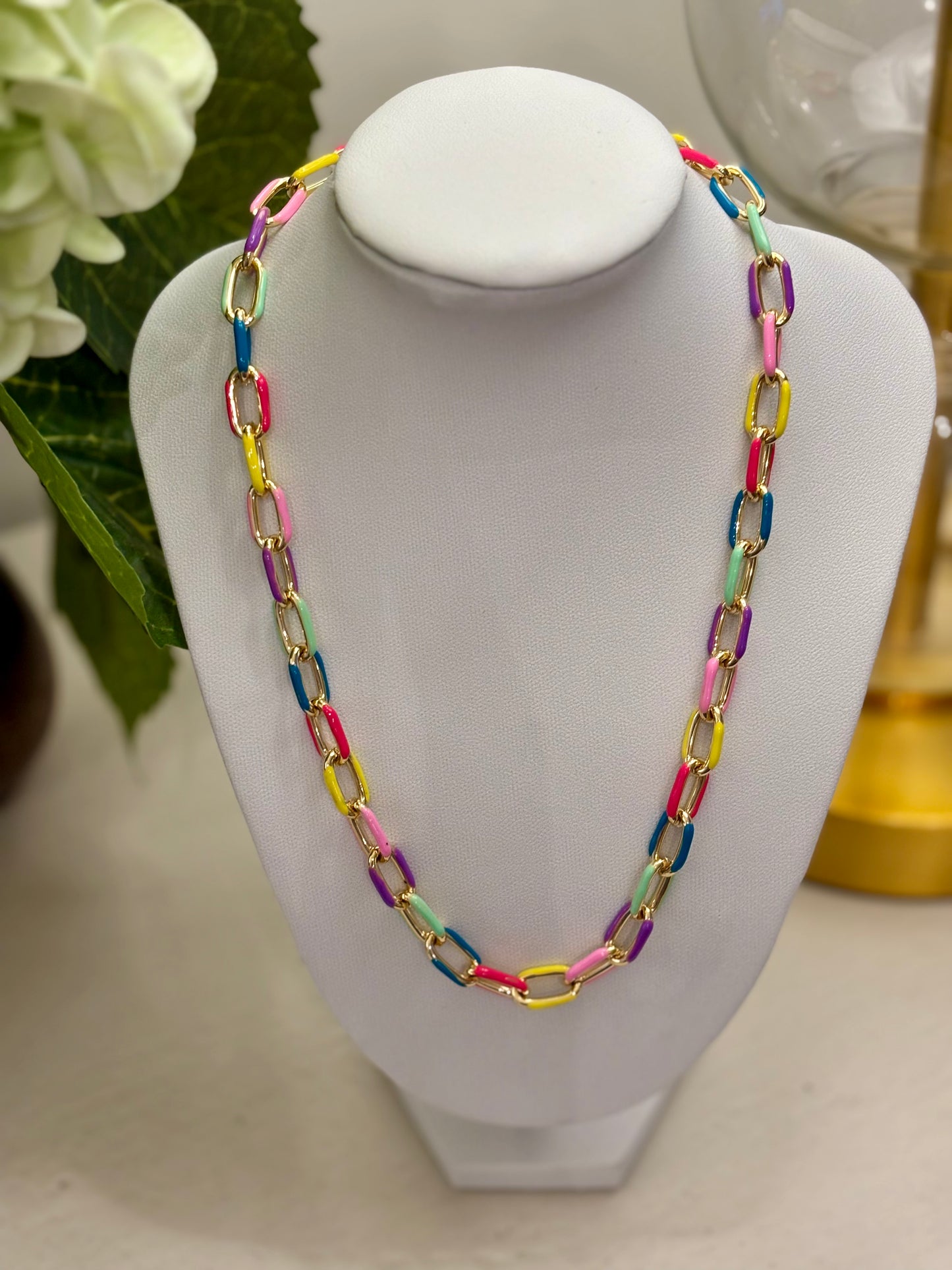 Colorful Chain Necklace