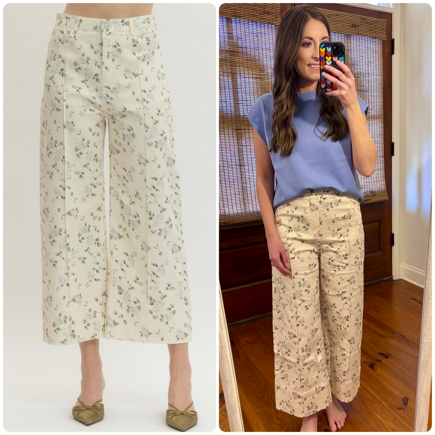 Floral Print Pants