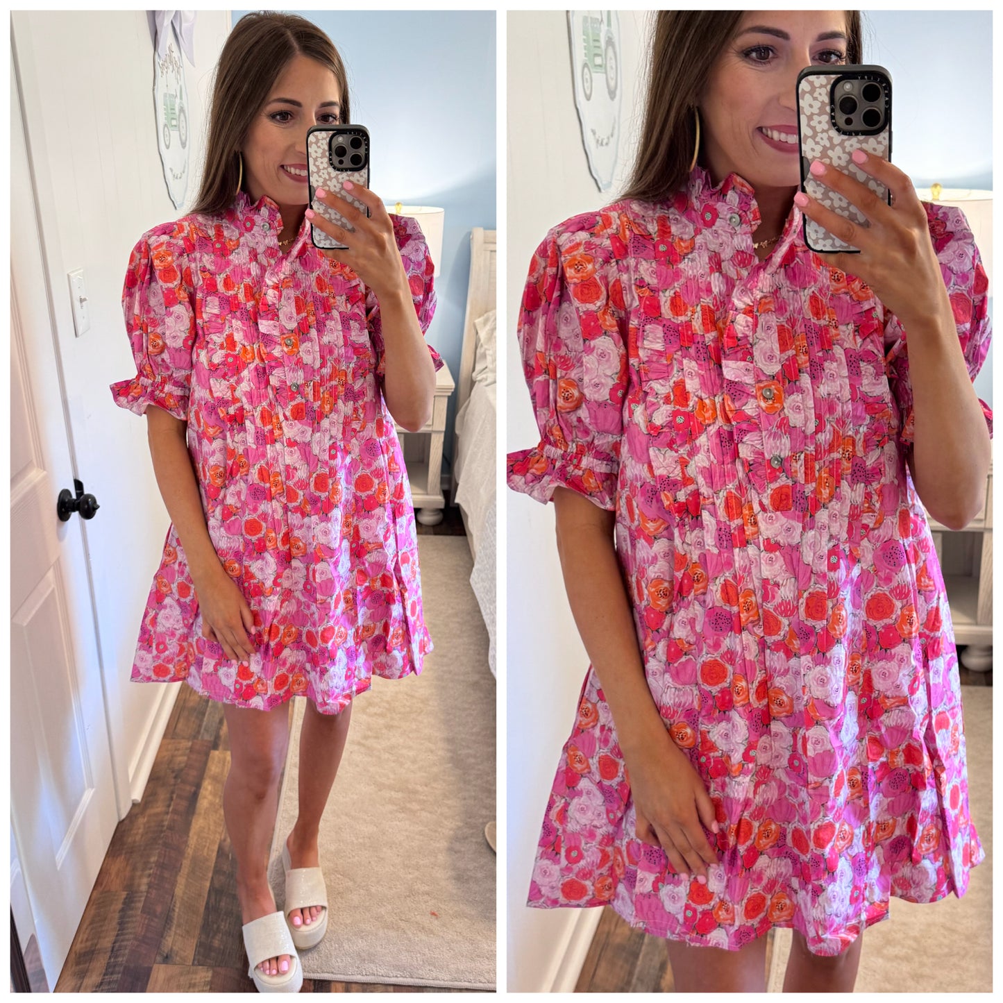 Pink Floral Mini