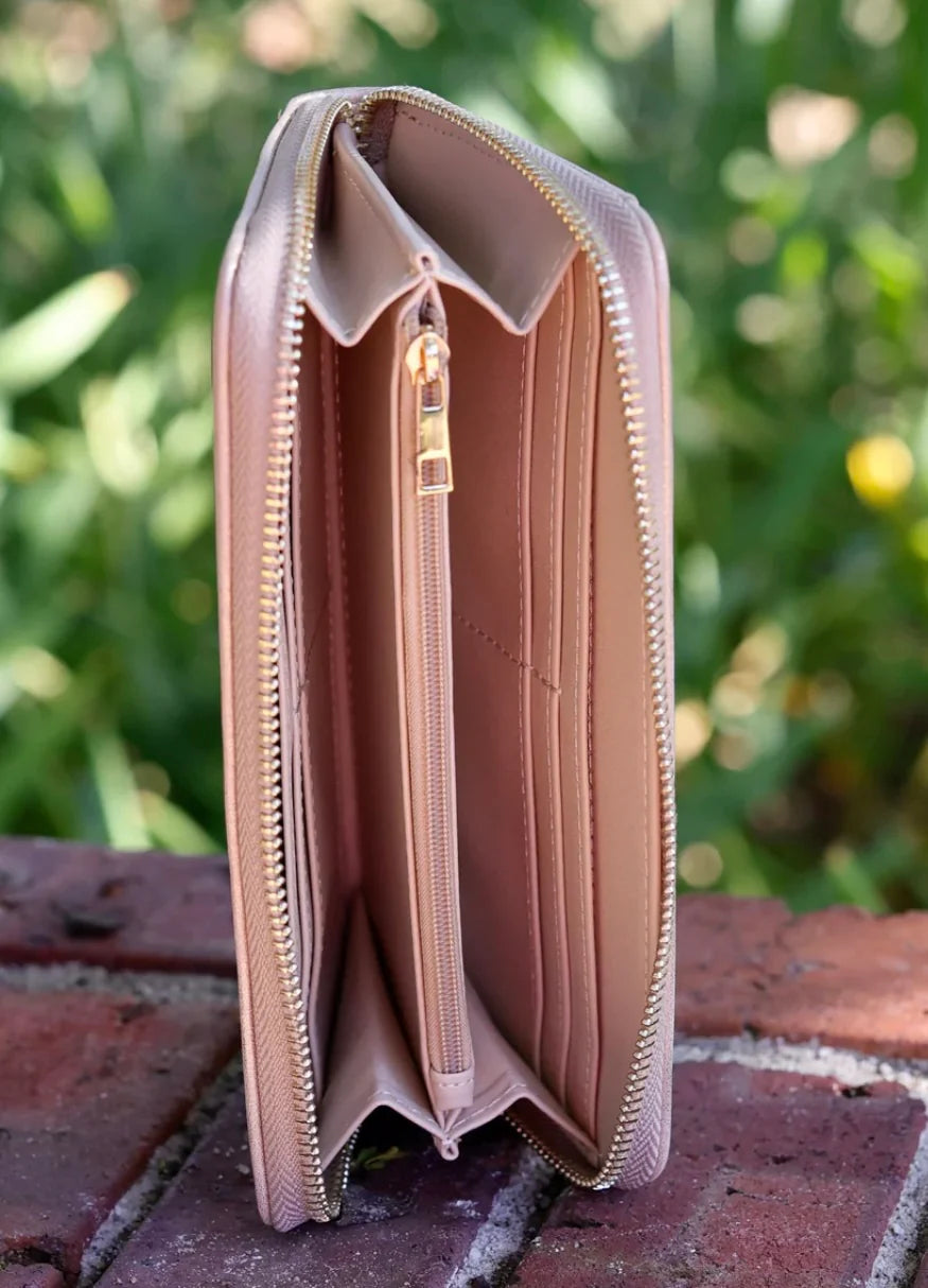 Penelope Wallet Gold Shimmer