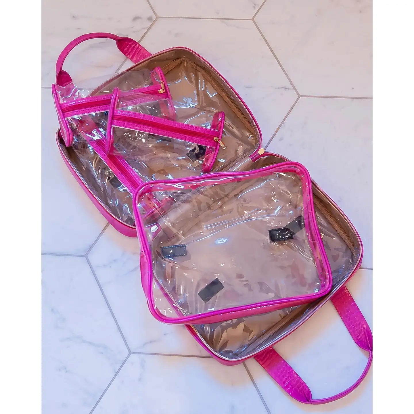 Punta Cana Large Case Hot Pink