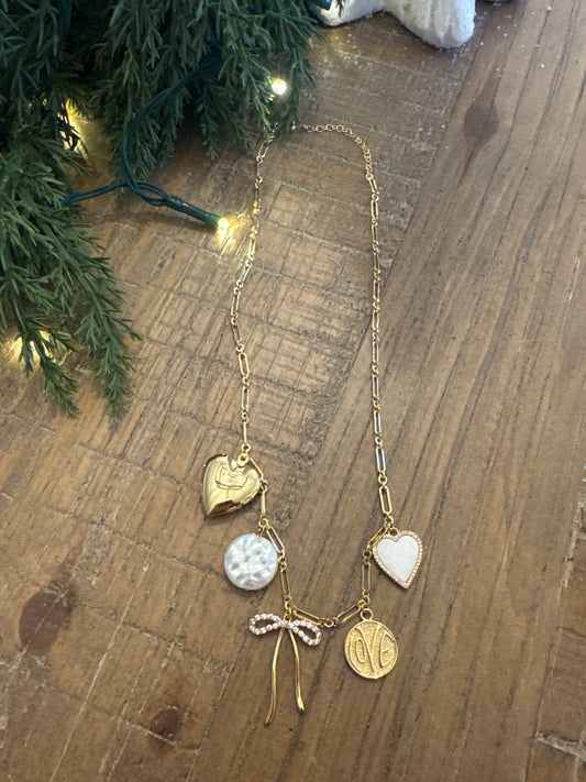 Gold Charm Necklace