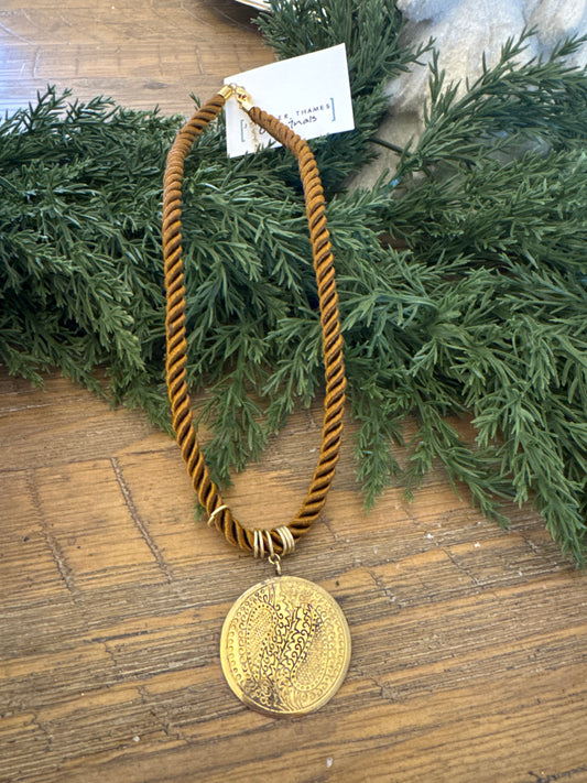 Brown Rope Necklace