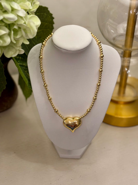Gold Heart Necklace