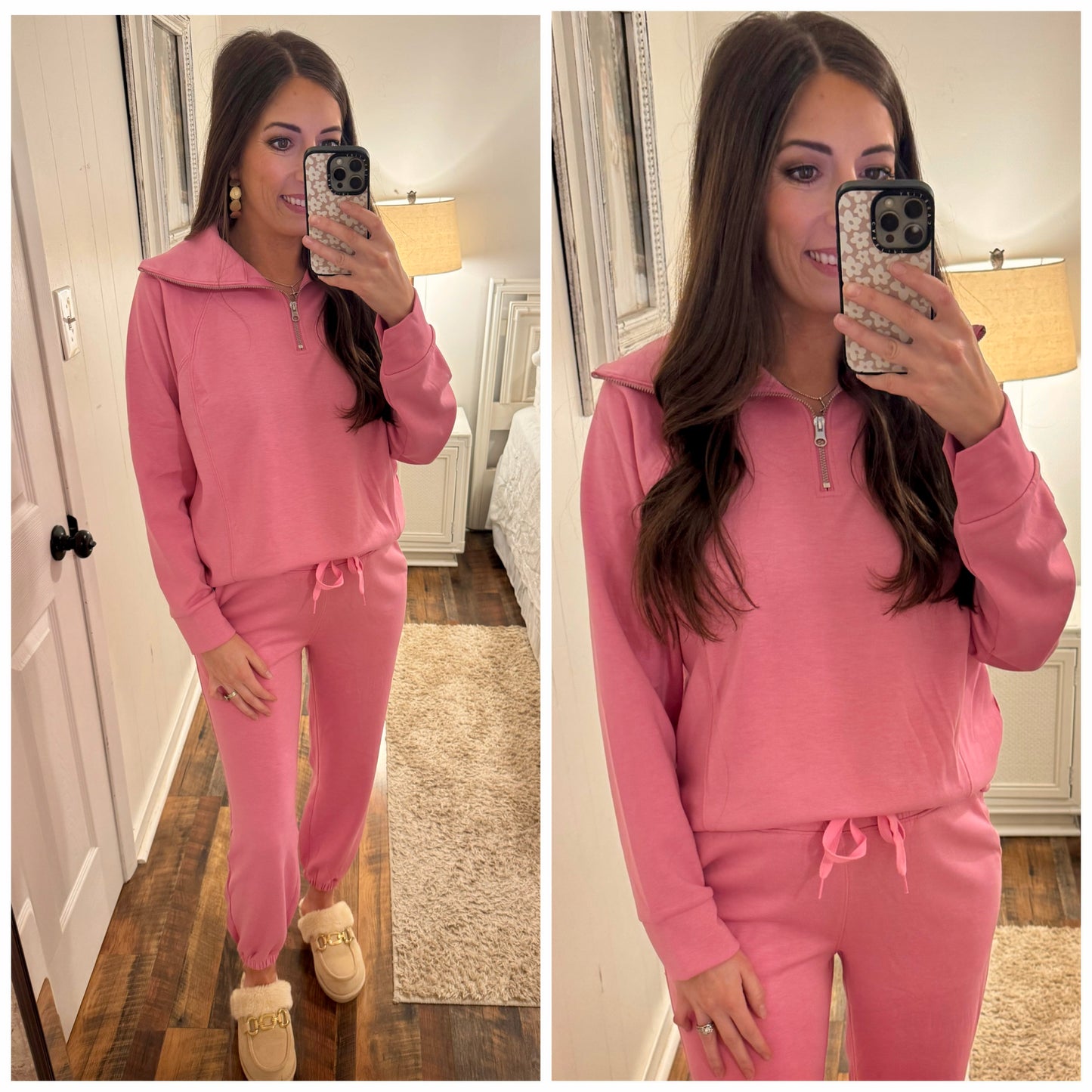 Candy Pink Jogger Set