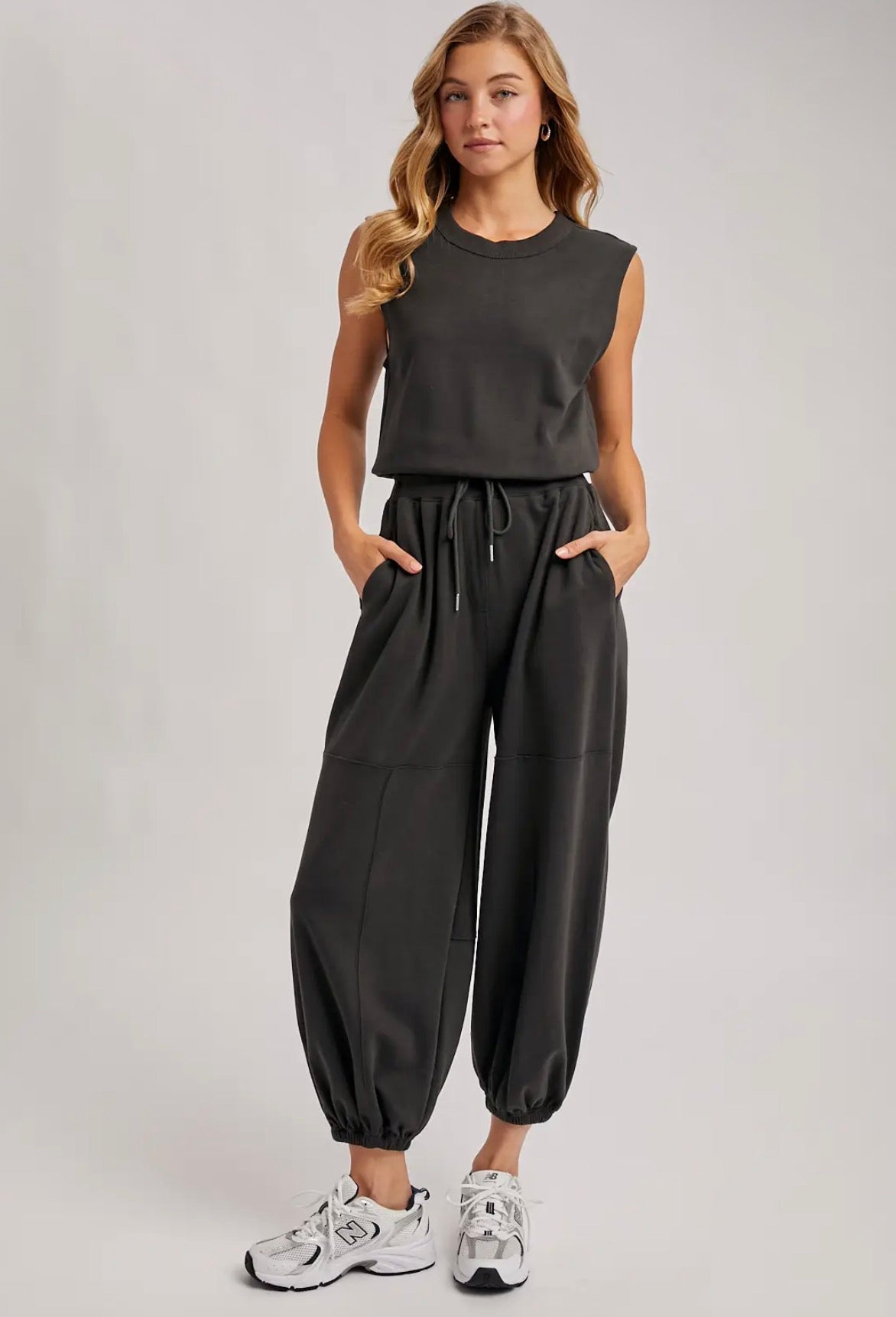 Ash Drawstring Jumpsuit