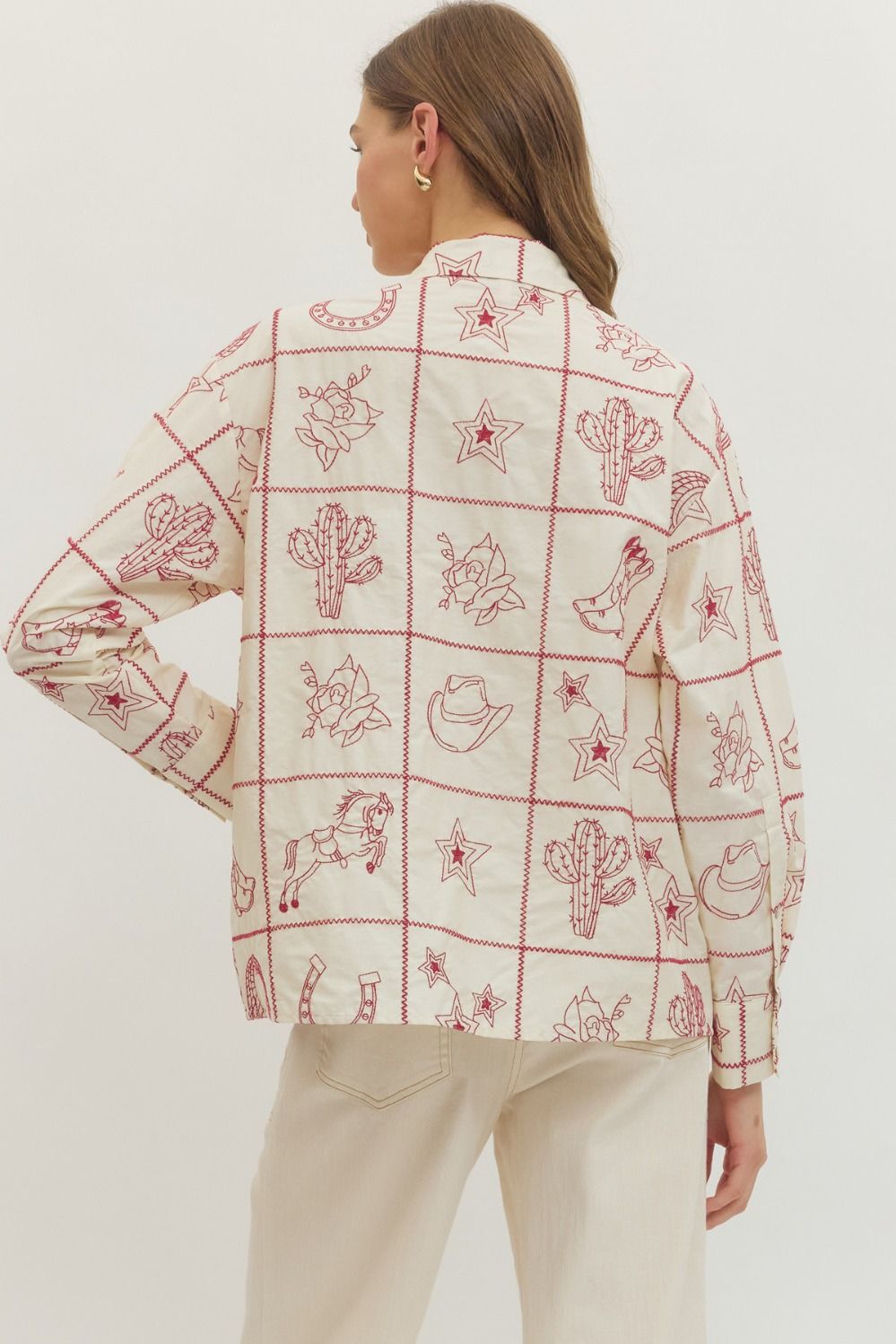 Rodeo Button Down Top