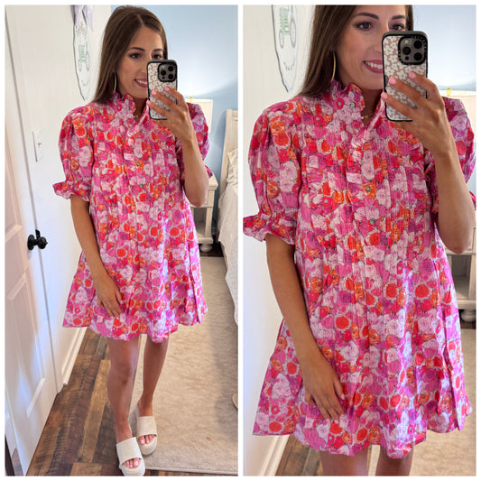 Pink Floral Mini