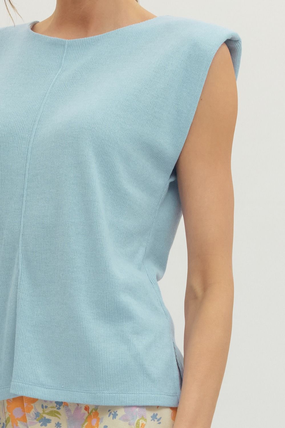 Blue Basic Top