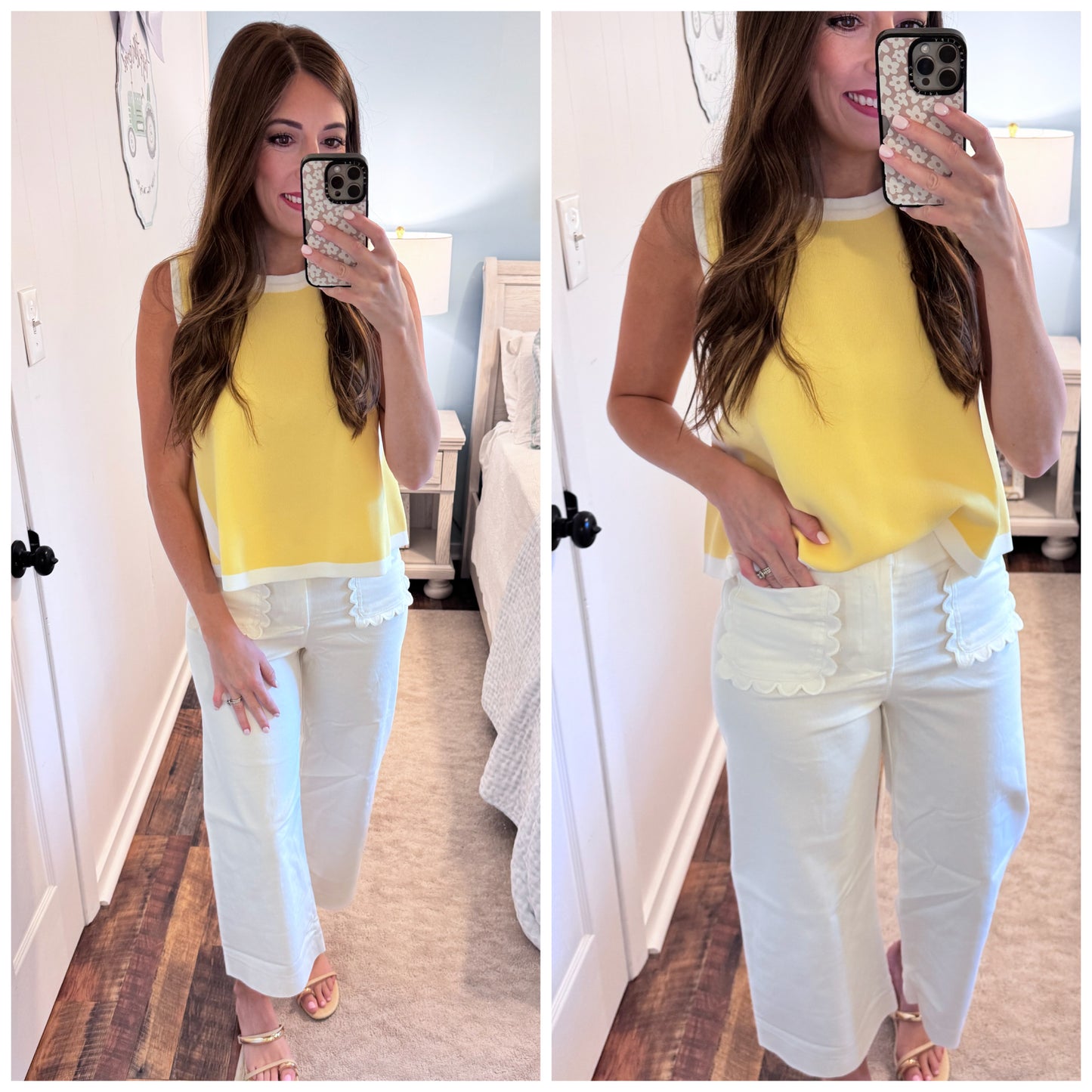 Lemon Sleeveless Top