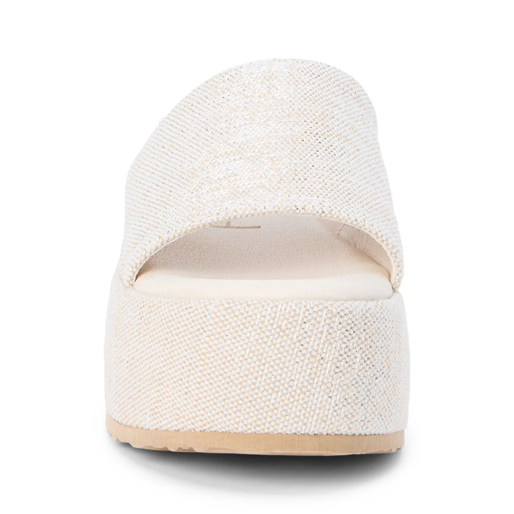 Silver Speckle Platform Sandal