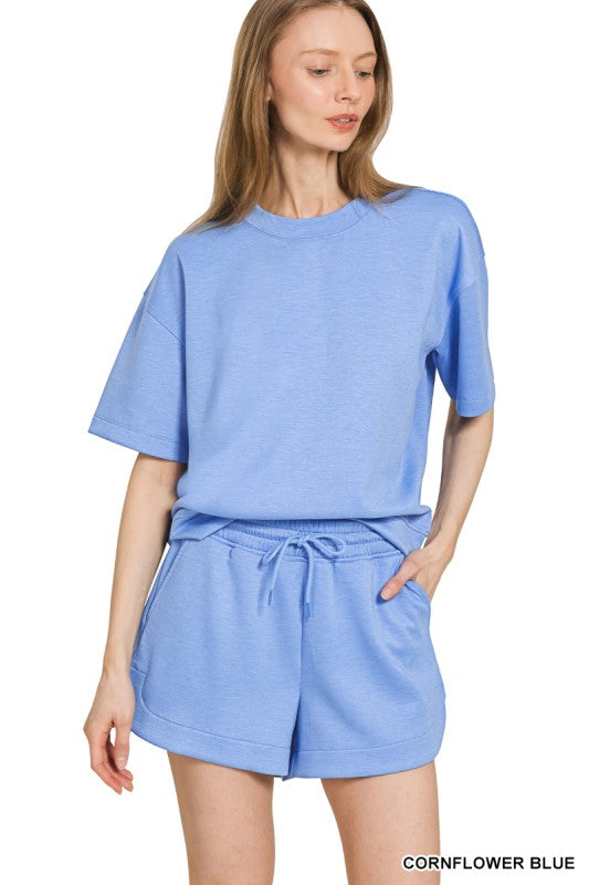 Scuba Top and Shorts Set