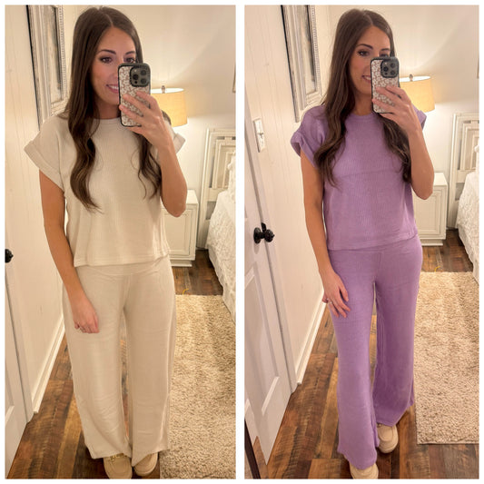 Knit Lounge Set